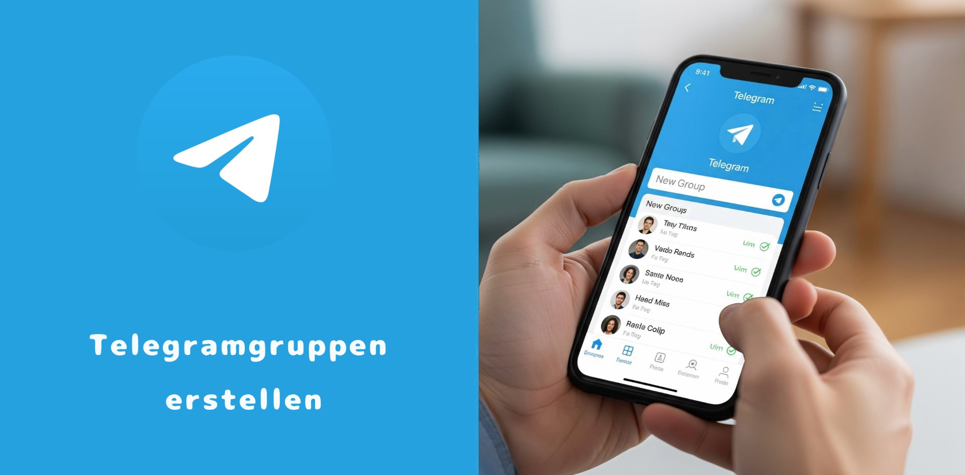 Anleitung zum Telegramgruppen erstellen