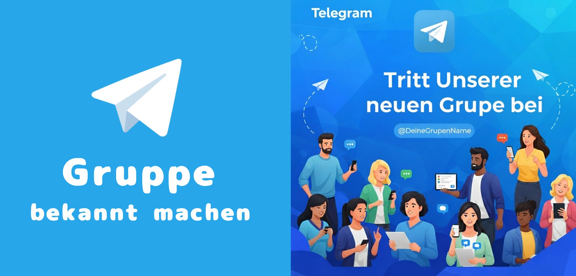 Wie Telegramgruppe bekannt machen?